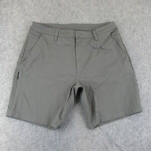 BYLT Premium Basics Everyday Short 8" Mens 36 Gray Charcoal Performance Stretch